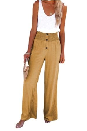 Comfortable Cotton Flare Pants