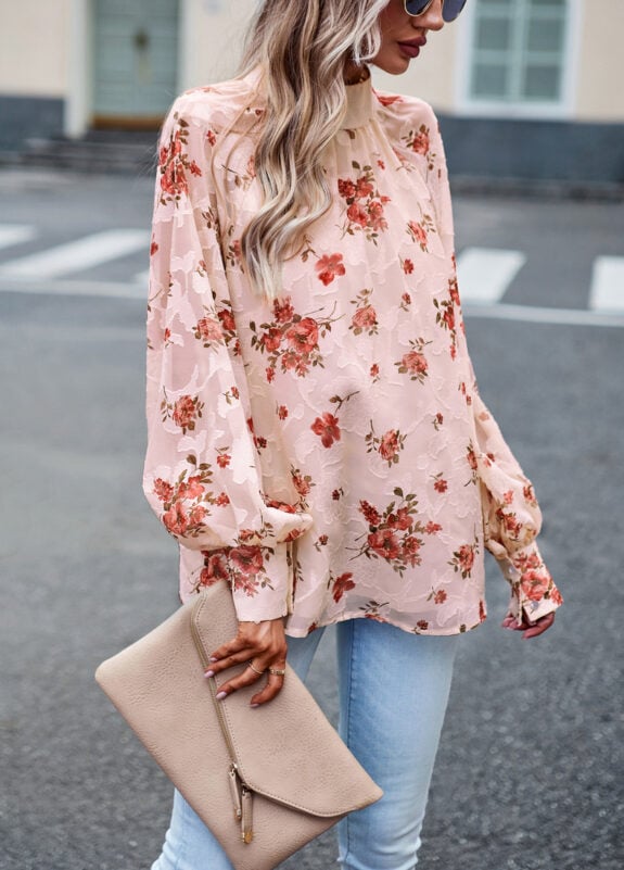Chic Floral Boho Shirt Women