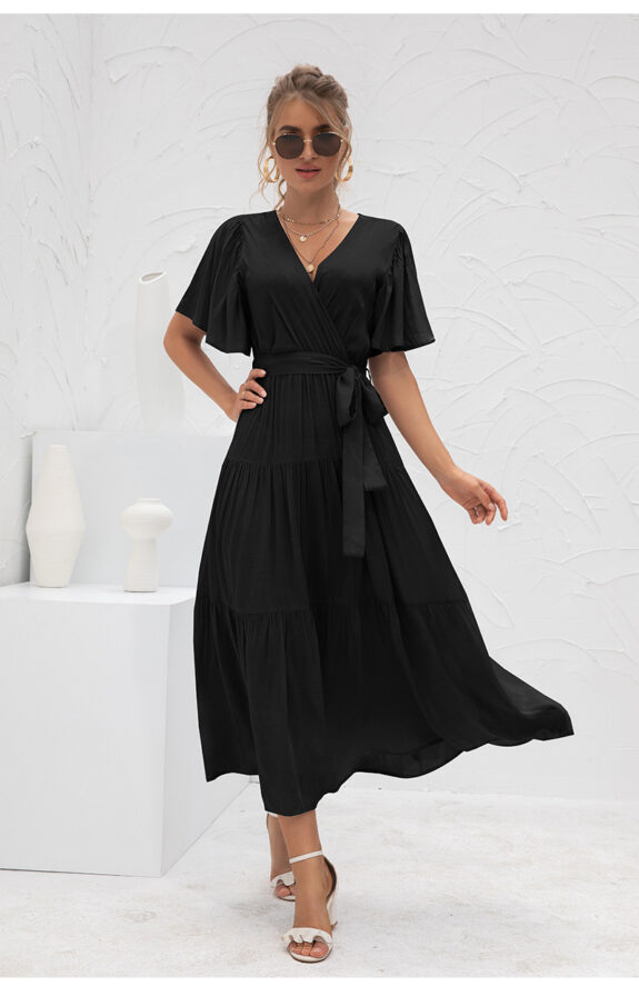 Boho Kleita Gaiši Zila Prieks
