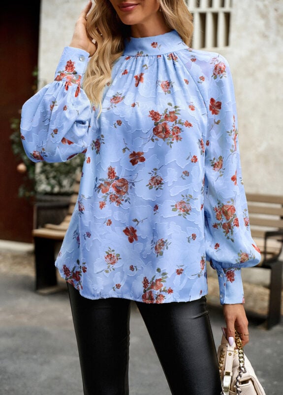 Comfortable Boho Blouse Long Sleeve