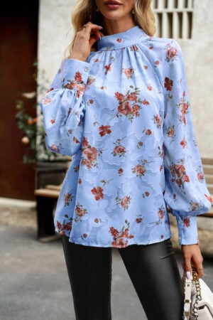 Relaxed Fit Boho Tunic Blouse