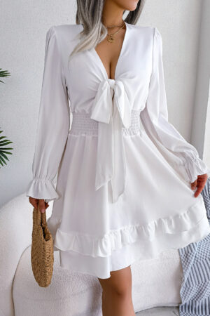 Ruffled Boho Dress for Spring