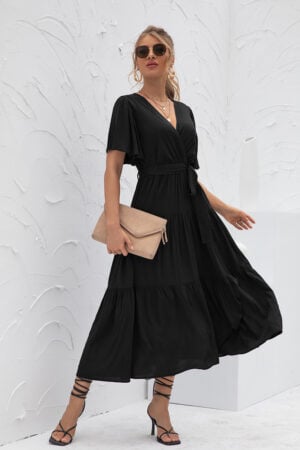 Boho apmetuma kleita ar svārkiem