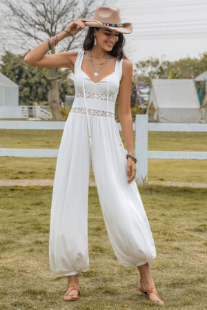 Boho High-Waisted Jumpsuit Style