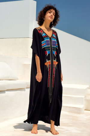 Rayon Beach Vacation Maxi Dress