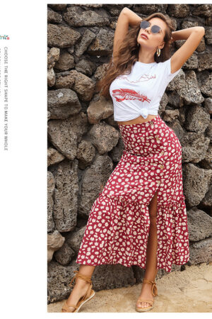Chic Boho Midi Skirt Design