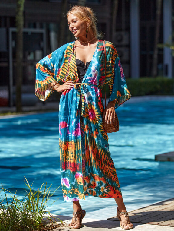 Lightweight Boho Kimono Holiday Look
