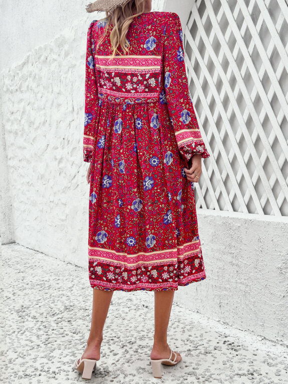 Stylisches Boho-Kleid für die Feiertage