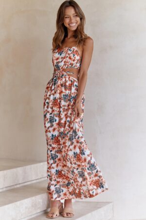 Fresh Printed Boho Summer Dress