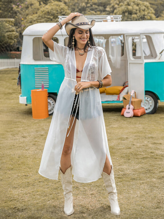 Stylische Boho Kimono Jacke