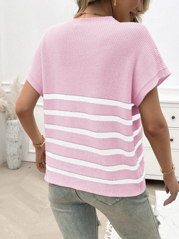 Casual Crew Neck Boho Pullover