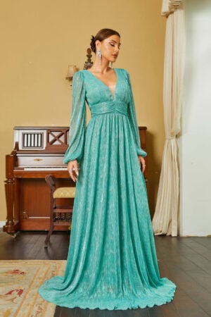 Flowy Boho Evening Dress Women