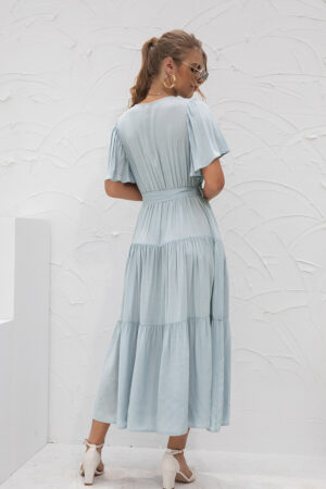 Boho apmetuma kleita ar svārkiem