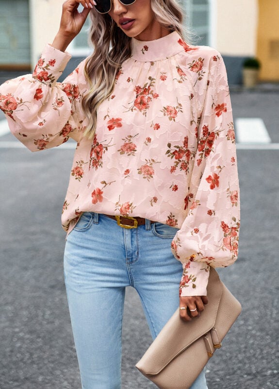 Long Sleeve Boho Tunic Blouse