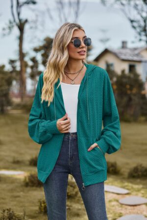 Zippered Boho Pullover for Women