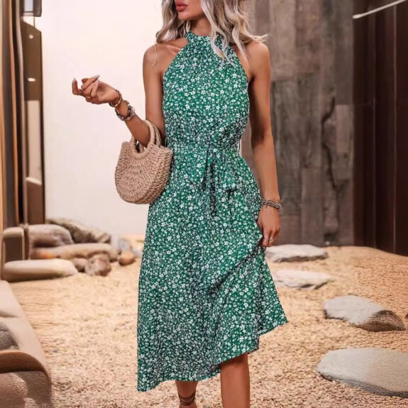 Robe bohème fluide pour l'été