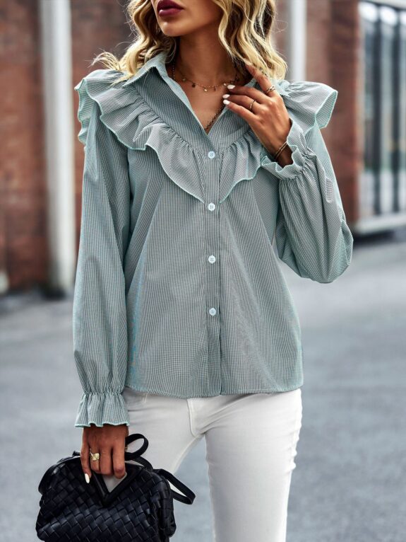 Elegant Bohemian Blouse for Autumn