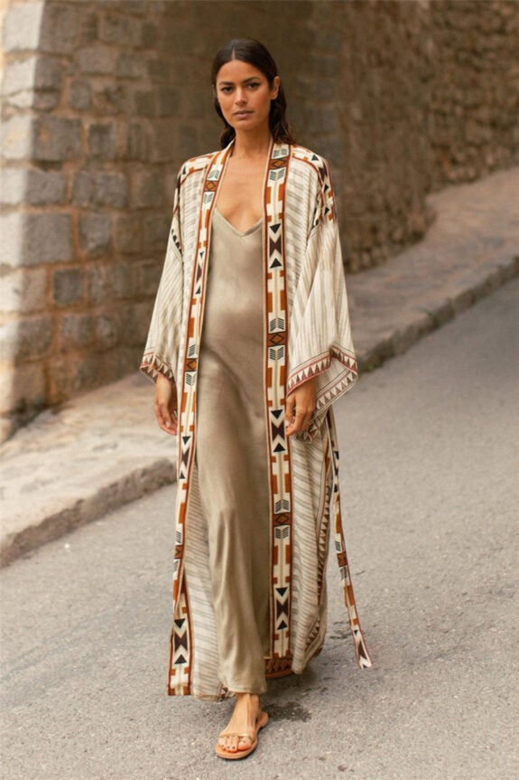Relaxed Style Boho Kimono