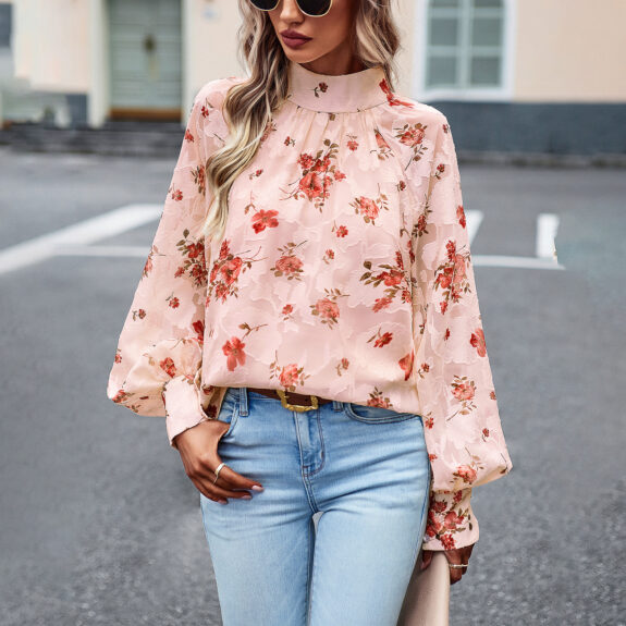 Long Sleeve Boho Tunic Blouse