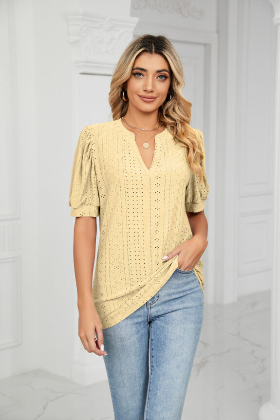 Elegante V-hals Boho Top
