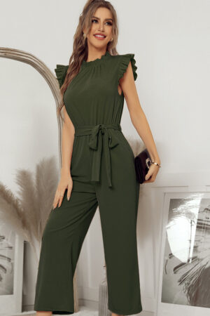 Chic Bohemian Romper with Ruffles