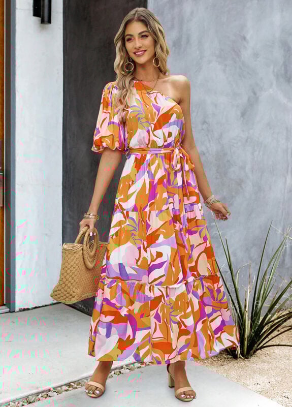 Unique Printed Boho Summer Dress