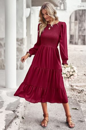 Unique Boho Dress in Green