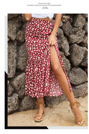 Floral Boho Skirt for Singapore Summer