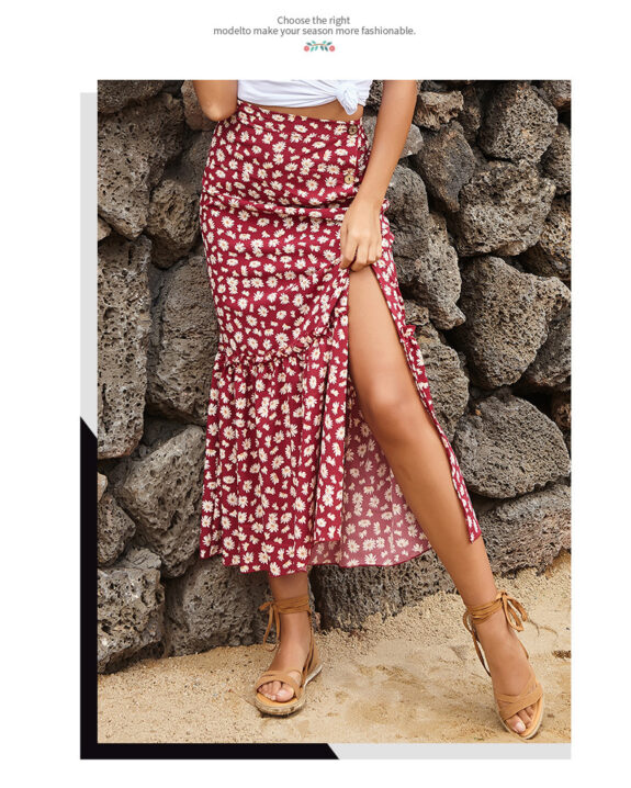 Floral Boho Skirt for Singapore Summer