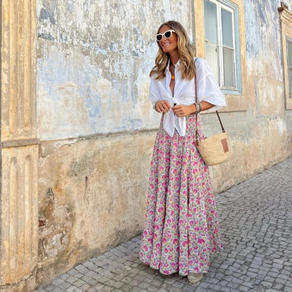 Summer Beach Boho Skirt
