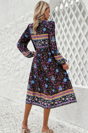 Lässiges Boho-Kleid für den Frühling