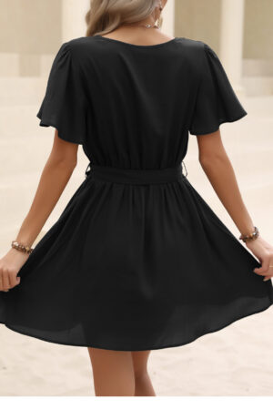 Robe d'été Boho à manches volantes