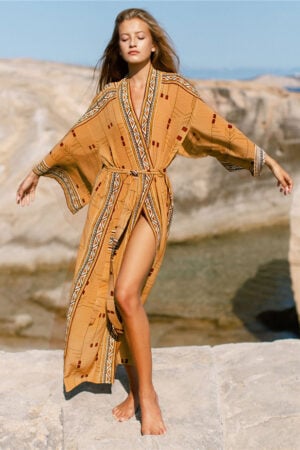 Boho Kimono Beach Cover-Up for Women