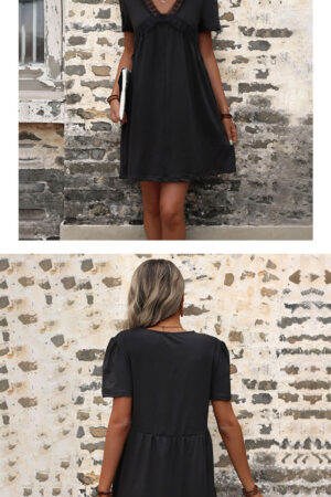 Trendiges böhmisches lockeres Sommerkleid