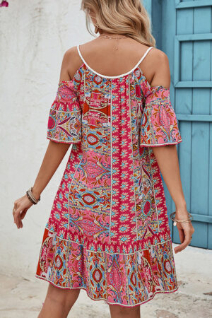 Jolie robe florale style boho