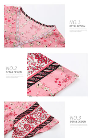 Floral Boho Dress for Warmth