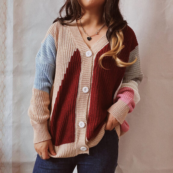 Boho Casual Knitted Cardigan Sweater