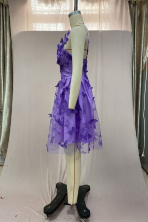 Spring Boho Dress with Butterflies
