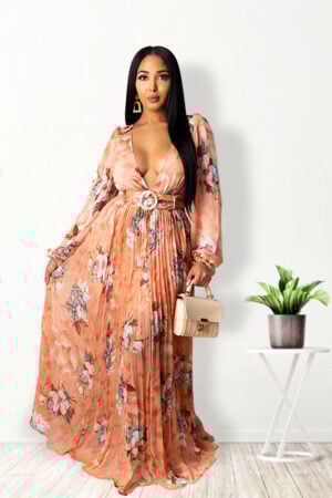 Vibrant Women’s Boho Printed Dress