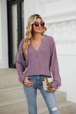 Stylish Ribbed Boho Fashion Top