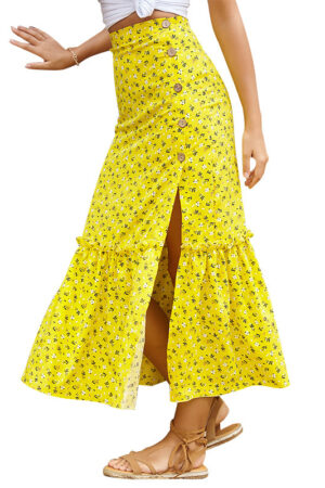 Stylish Printed Boho Skirt Fashion