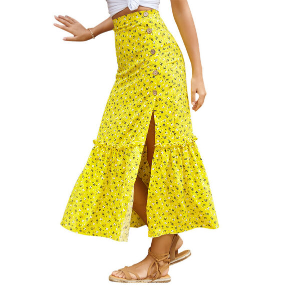 Stylish Printed Boho Skirt Fashion