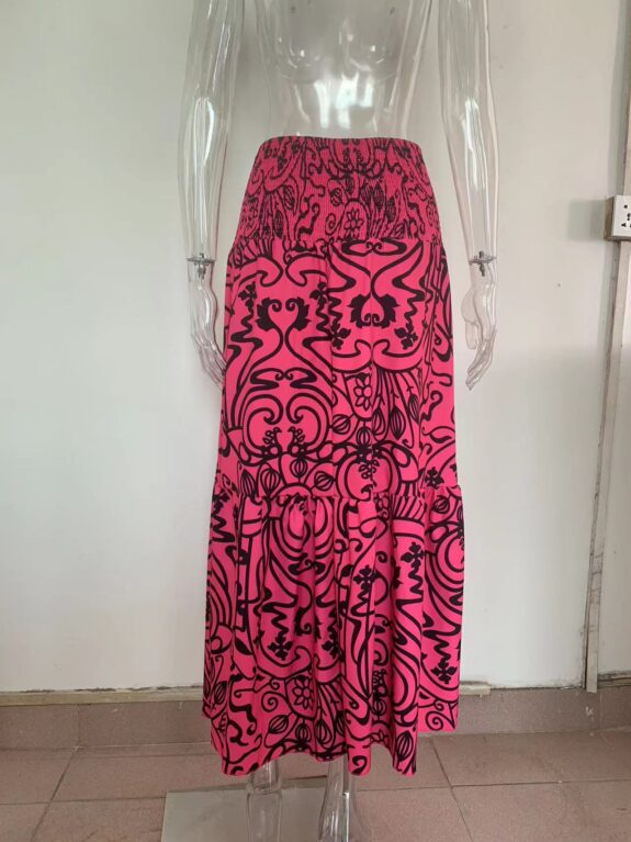 Boho Floral Maxi Skirt
