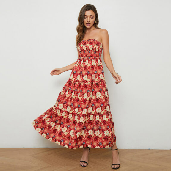 Comfortable A-Line Boho Dress