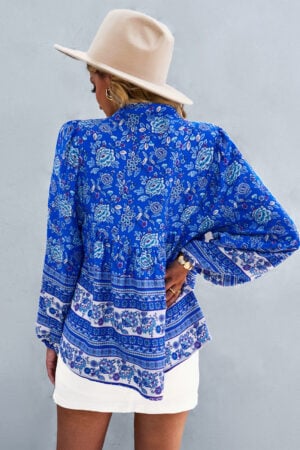 Eleganta boho tunika rudenim