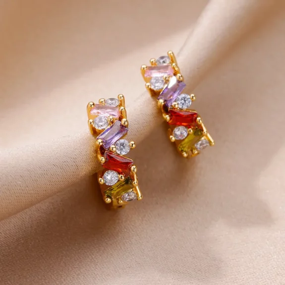 Stylish Bohemian Gold Plated Earrings