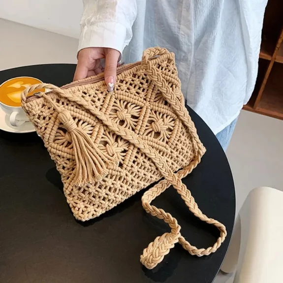 Trendy Boho Tassel Shoulder Bag