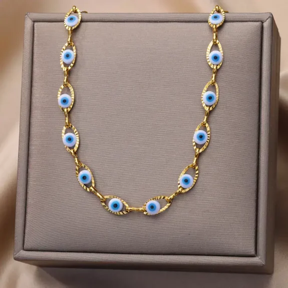Collier Œil Malin Boho Femme