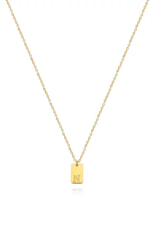 Boho Initial Letter Necklace Gift