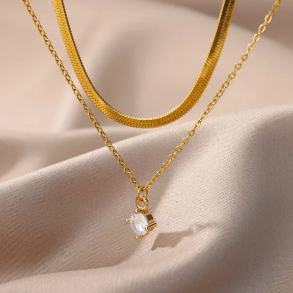 Stylish Crystal Boho Necklace